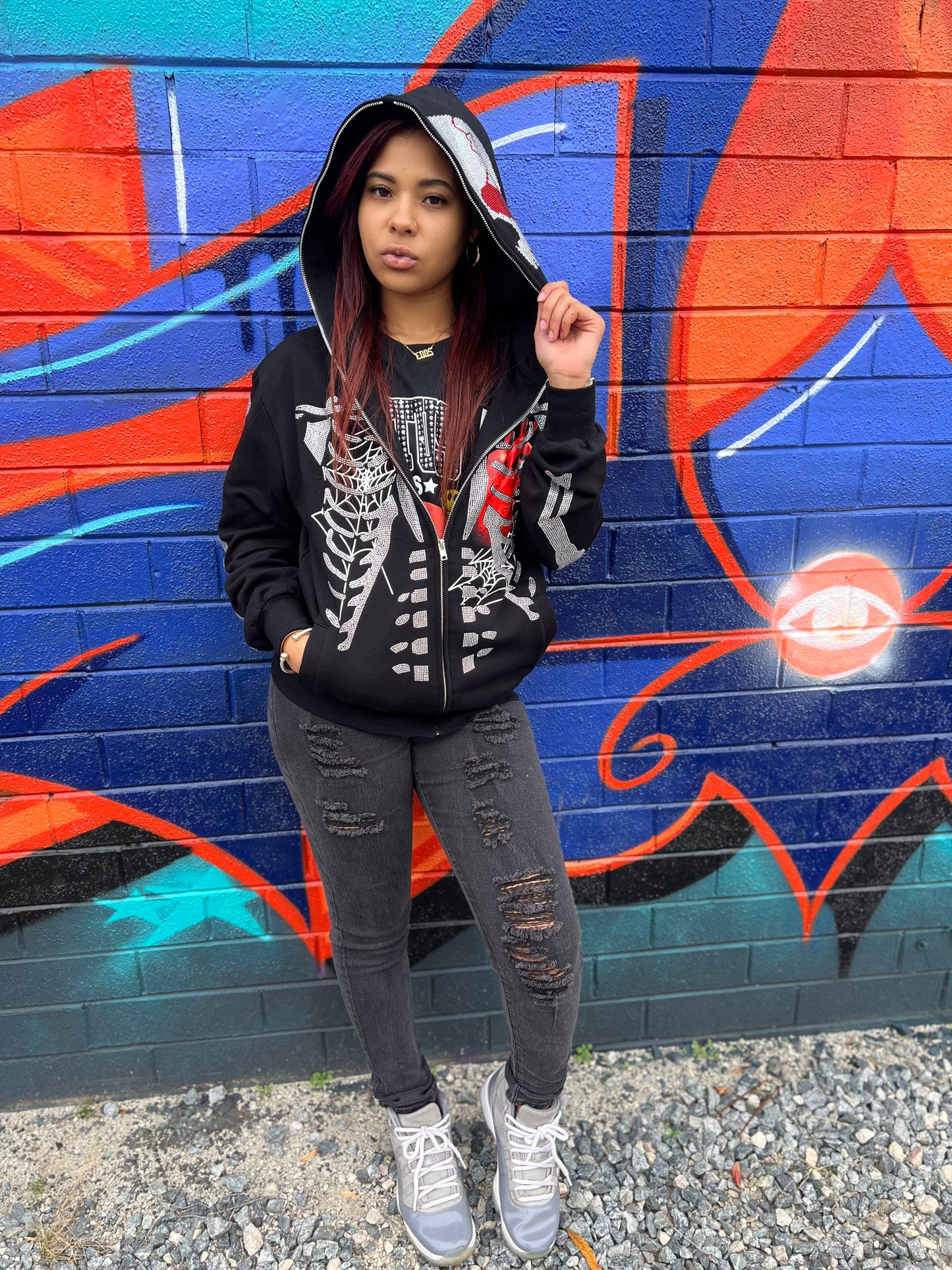 "Midnight Eclipse" Dead Love Zip-Up